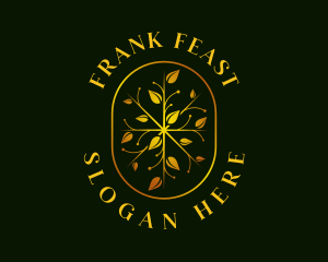 Luxury Leaf Garden logo design