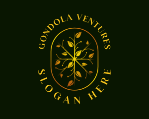 Luxury Leaf Garden logo design