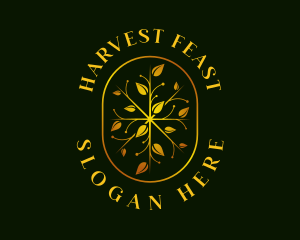 Luxury Leaf Garden logo design