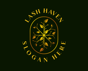 Luxury Leaf Garden logo design