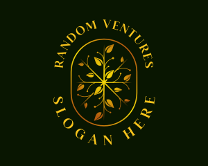 Luxury Leaf Garden logo design