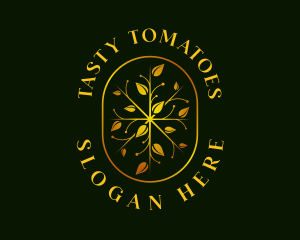 Luxury Leaf Garden logo design