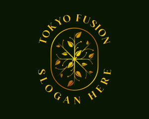 Luxury Leaf Garden logo design