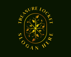 Luxury Leaf Garden logo design