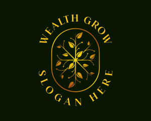 Luxury Leaf Garden logo design