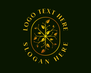 Organic - Luxury Leaf Garden logo design