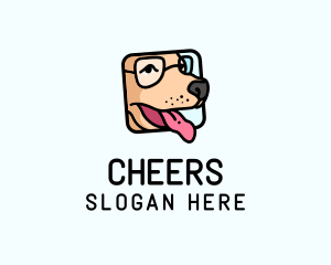 Dog Glasses Frame Logo