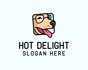 Dog Glasses Frame logo design