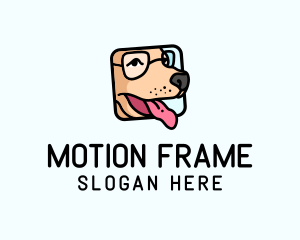 Dog Glasses Frame logo design