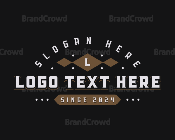 Retro Brand Business Logo