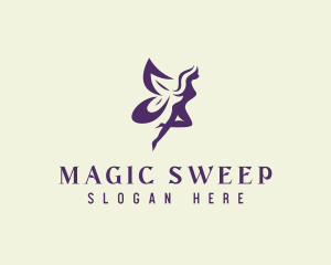 Violet Magical Nymph logo design