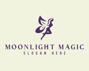 Violet Magical Nymph logo design