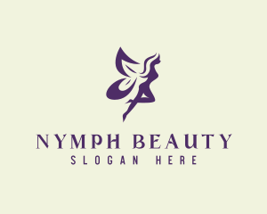 Nymph - Violet Magical Nymph logo design