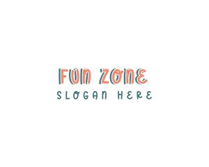 Cute Fun Wordmark logo design