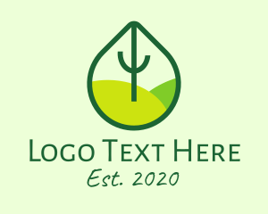 Earth - Green Eco Park logo design