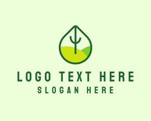 Save The Earth - Green Eco Park logo design