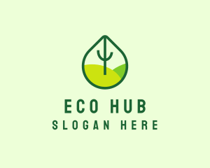 Green Eco Park logo design