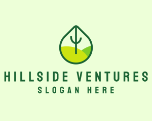 Hillside - Green Eco Park logo design