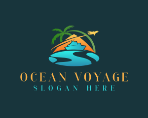 Cruise - Cruise Plane Vacation logo design