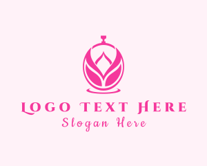 Cologne - Lotus Flower Perfume logo design