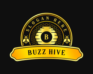 Luxury Beehive Farm logo design