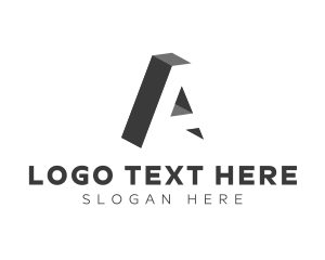 Software - Generic Modern Letter A logo design