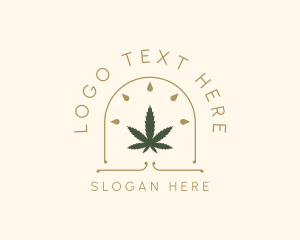 Extract - Weed Leaf Extract logo design