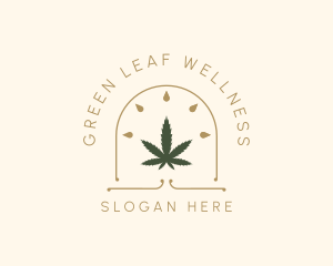 Weed Leaf Extract logo design