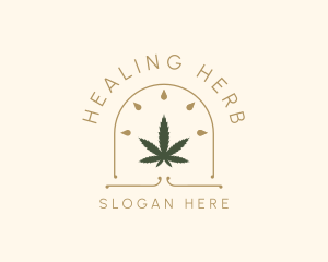 Medicinal - Weed Leaf Extract logo design