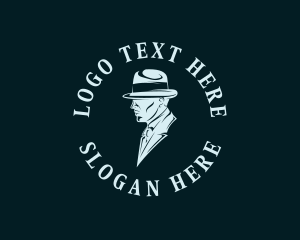 Suit - Mysterious Detective Inspector logo design