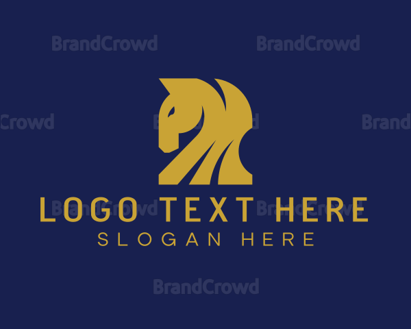 Stallion Horse Animal Logo