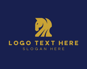 Gold - Stallion Horse Ranch logo design