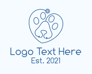 Heart - Lovely Pet Veterinary logo design