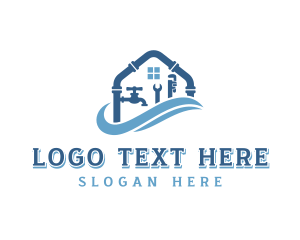 Tools - Home Plumbing Tools logo design