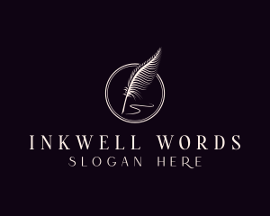 Writing - Writing Feather Author logo design