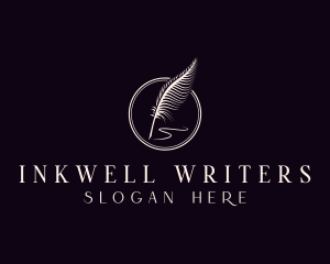 Writing - Writing Feather Author logo design