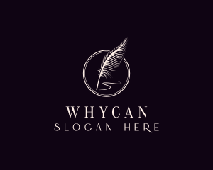 Quill - Writing Feather Author logo design
