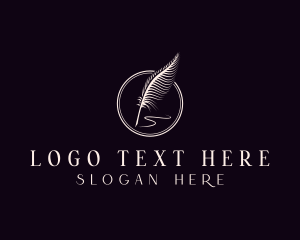 Blog - Writing Feather Author logo design