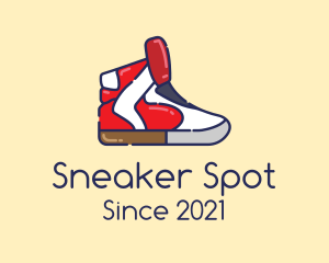 Basketball Shoe Sneaker logo design