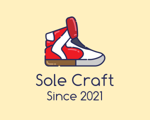 Shoemaker - Basketball Shoe Sneaker logo design