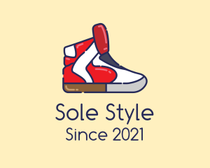Shoe - Basketball Shoe Sneaker logo design