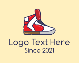 Sneaker Store - Basketball Shoe Sneaker logo design