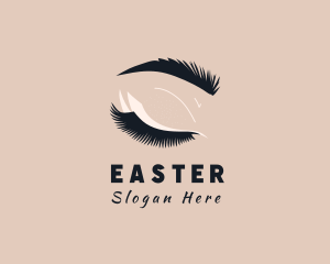 Feminine Beauty Eyelash Logo