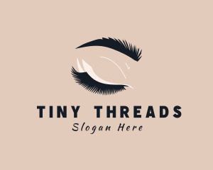 Feminine Beauty Eyelash logo design