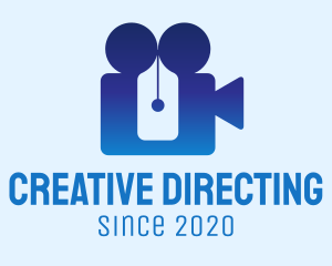 Directing - Gradient Movie Writer logo design