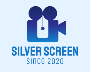 Movie Production - Gradient Movie Writer logo design