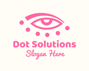 Dot - Pink Eye Beauty logo design