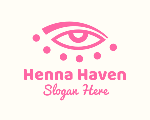 Pink Eye Beauty logo design