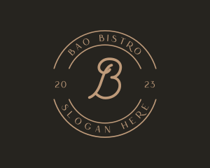 Business Script Bistro logo design