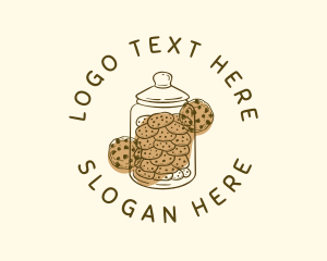 Chocolate Chip - Chocolate Chip Cookie Jar logo design